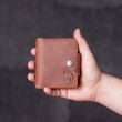 Wallet with money-clip Slim, cognac without coin box