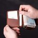 Wallet with money-clip Slim, cognac without coin box