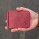 Leather money clip Prime on magnetic buttons marsala