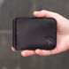 Leather money clip Prime on magnetic buttons Black