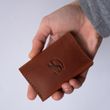 Cardholder Two Ways, cognac