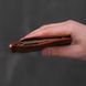 Leather money clip Prime on magnetic buttons cognac