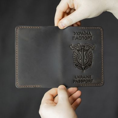 Обкладинка на паспорт Морська піхота коричнева