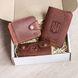 Set: money-clip Blix, passport and key holder cognac