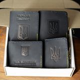 Набір обкладинок на УБД, військовий квиток, паспорт та водійських прав "Palianytsia"