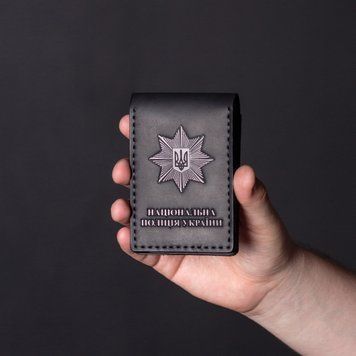 Обкладинка на посвідчення Національної поліції чорна