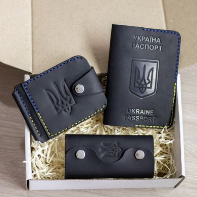 Set: money-clip Blix, passport and key holder "Palianytsia"