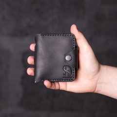 Wallet with money-clip Slim, black without coin box