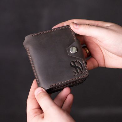 Wallet with money-clip Slim, brown without coin box