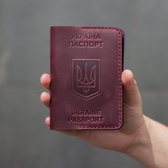 Обкладинка на паспорт марсала