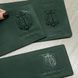 Набір обкладинок на УБД, посвідчення офіцера та паспорт Морська піхота зелений